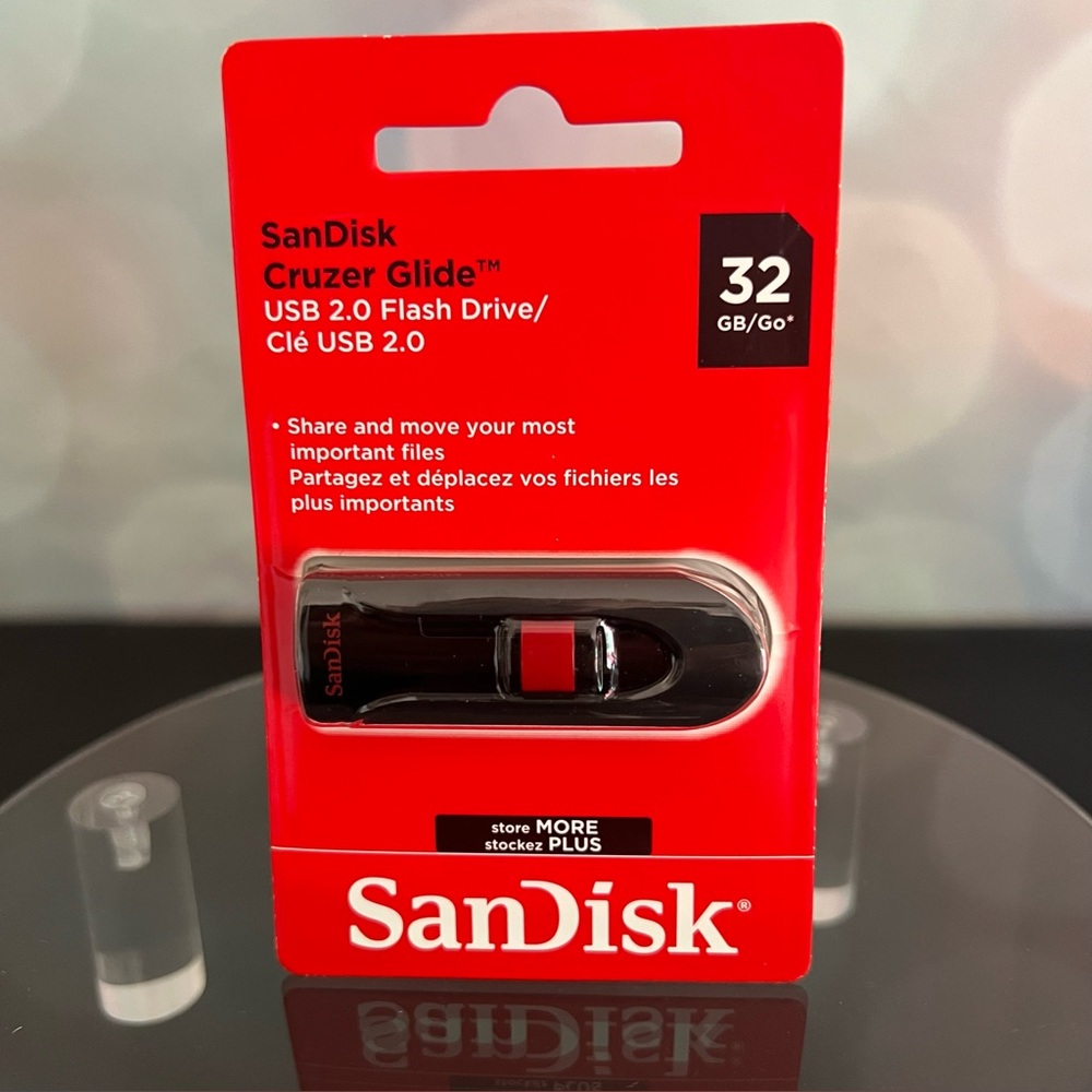 SanDisk 32GB Cruzer Glide USB 2.0 Flash Drive - New/Sealed